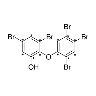 2-Hydroxy-2′,4,4′,5′,6-pentaBDE (ring-¹³C₁₂, 99%) 50 µg/mL in toluene CP 94%