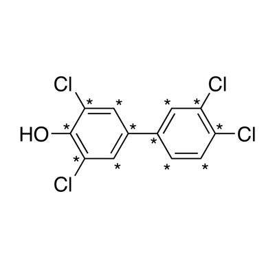4′-OH-3,3′,4,5′-TetraCB (¹³C₁₂, 98%) 50 µg/mL in nonane