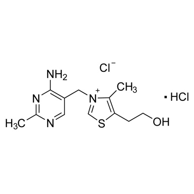 Vitamin B₁ hydrochloride (thiamine hydrochloride) (unlabeled)