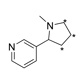 DL-Nicotine (3′,4′,5′-¹³C₃, 99%) 100 µg/mL in acetonitrile