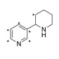 Anabasine (2,2′,3,4,5,6-¹³C₆, 99%) 100 µg/mL in acetonitrile